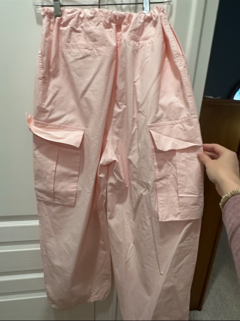 The Frankie Shop pink Jenna cargo pants